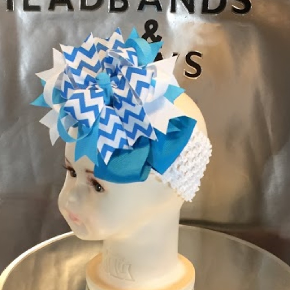 Infants and girls interchangeable headbands & bows